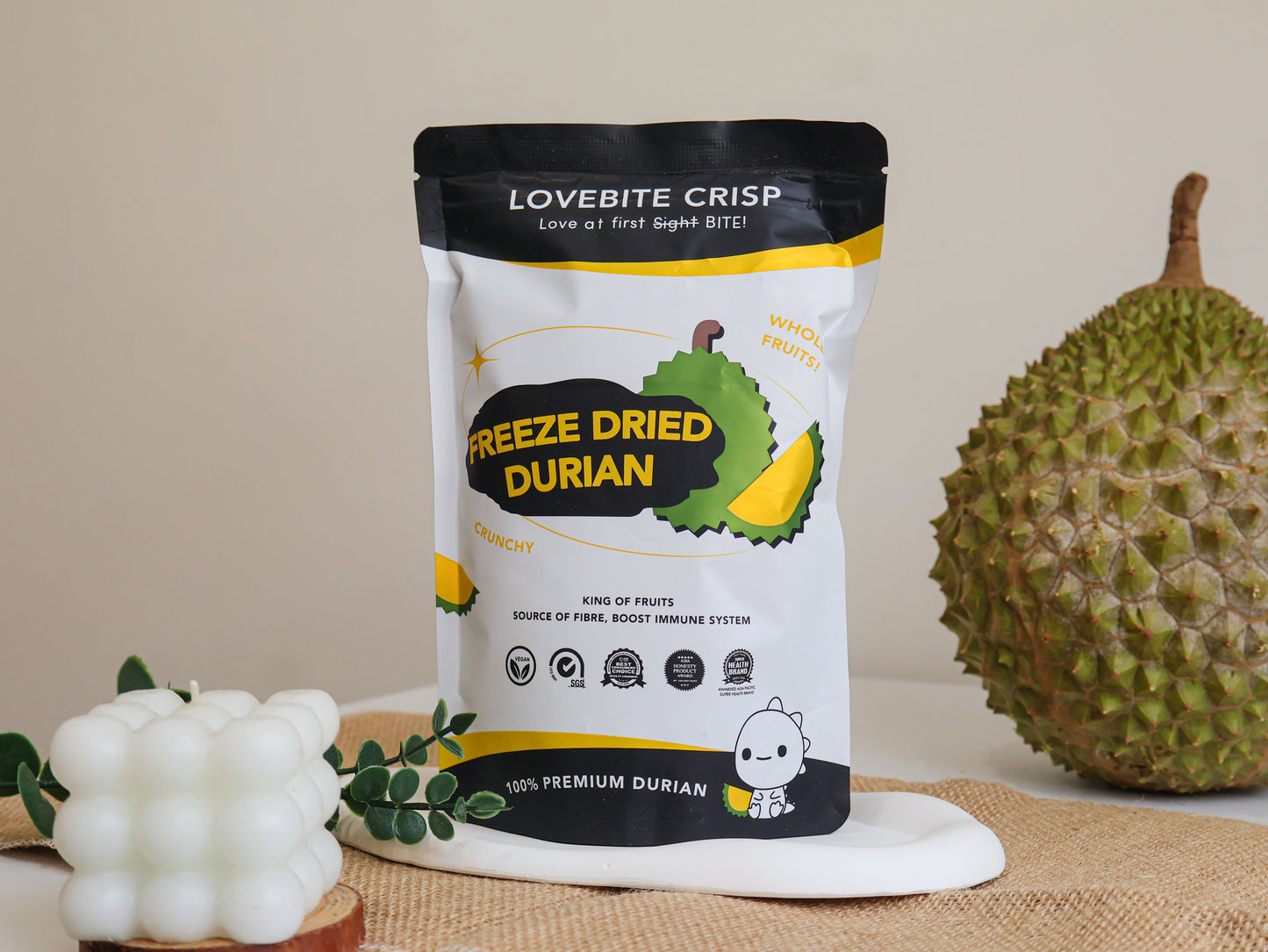 【30g Musang King】Freeze dried Durian