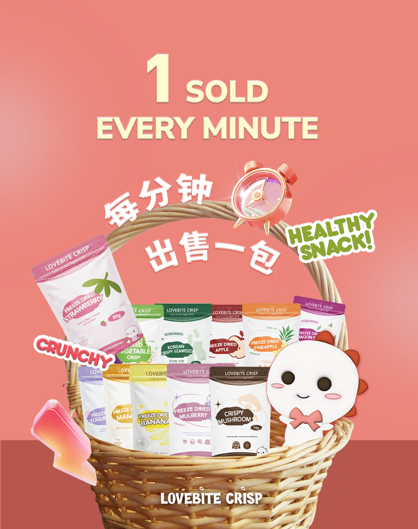 【30g Musang King】Freeze dried Durian