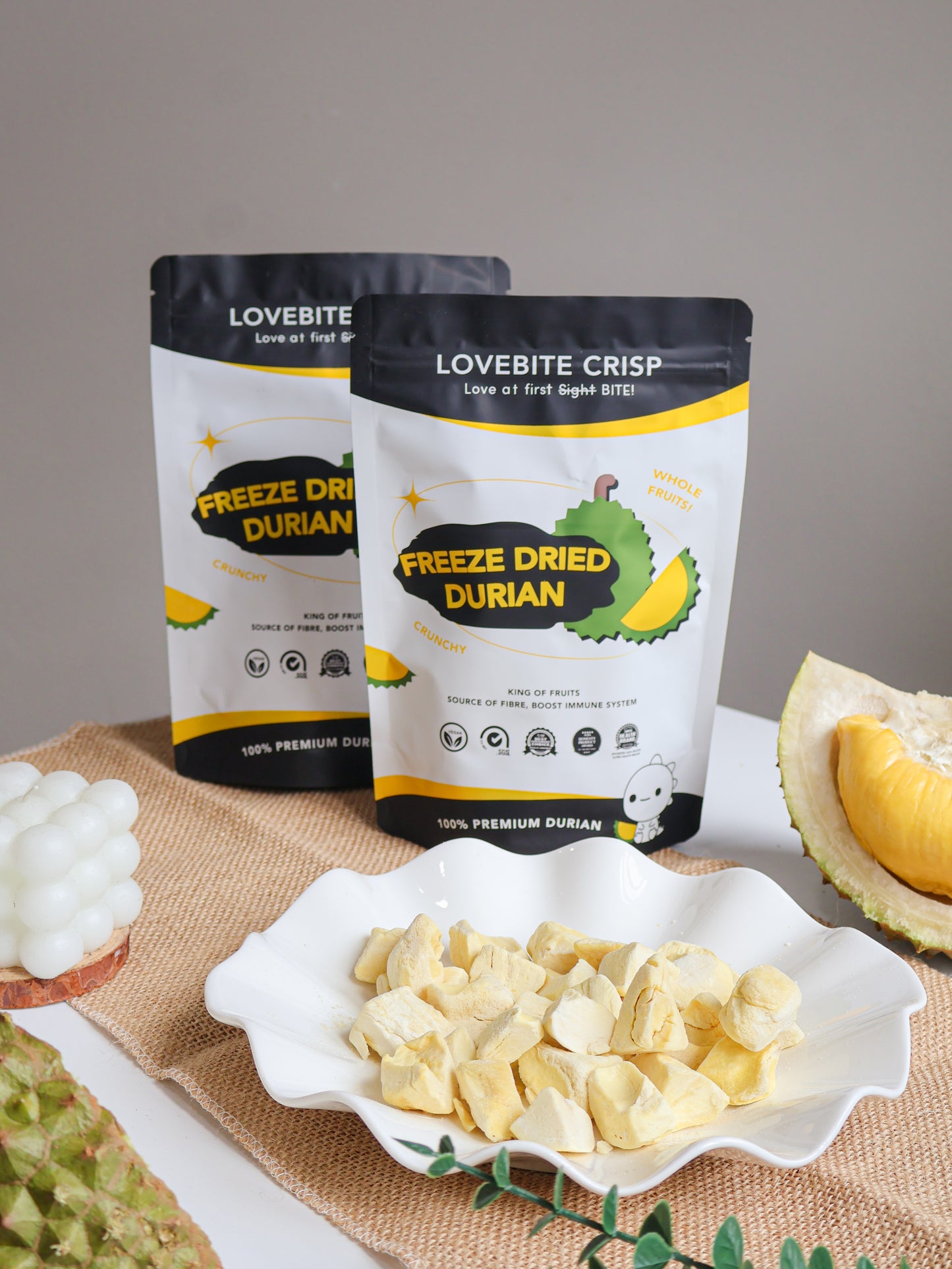 【30g Musang King】Freeze dried Durian