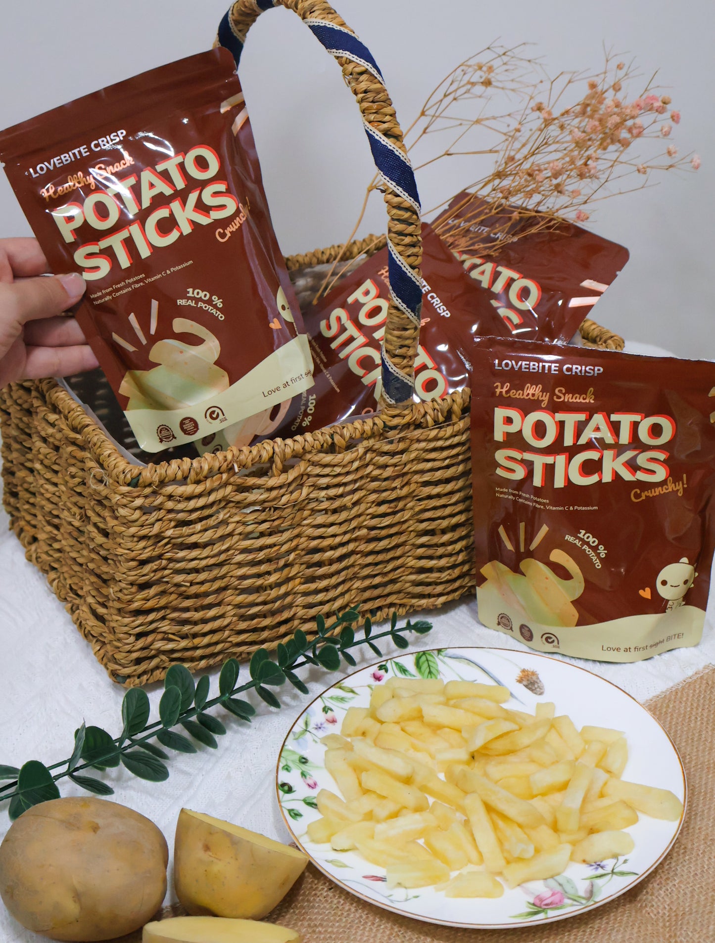 [30G] LOVEBITE CRISP POTATO STICKS [NEW 🍟🥔] FREE When Buy 12 packets and above