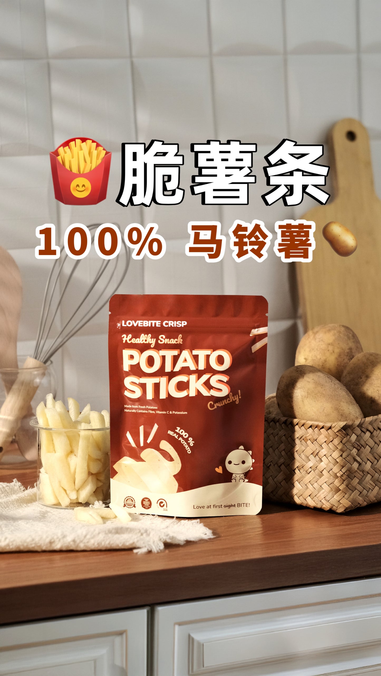 [30G] LOVEBITE CRISP POTATO STICKS [NEW 🍟🥔] FREE When Buy 12 packets and above