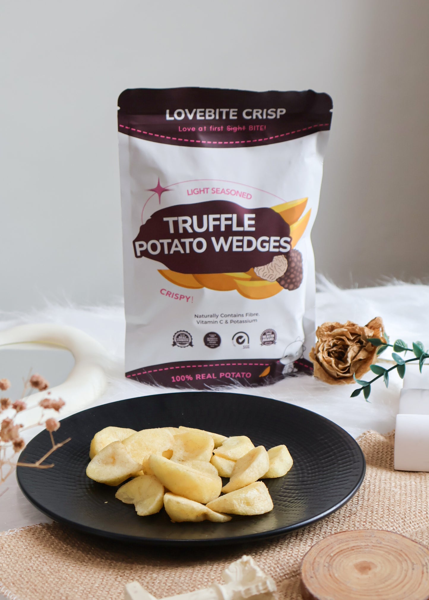 【50G】 Crispy Truffle Potato Wedges｜Vegetable series🫛