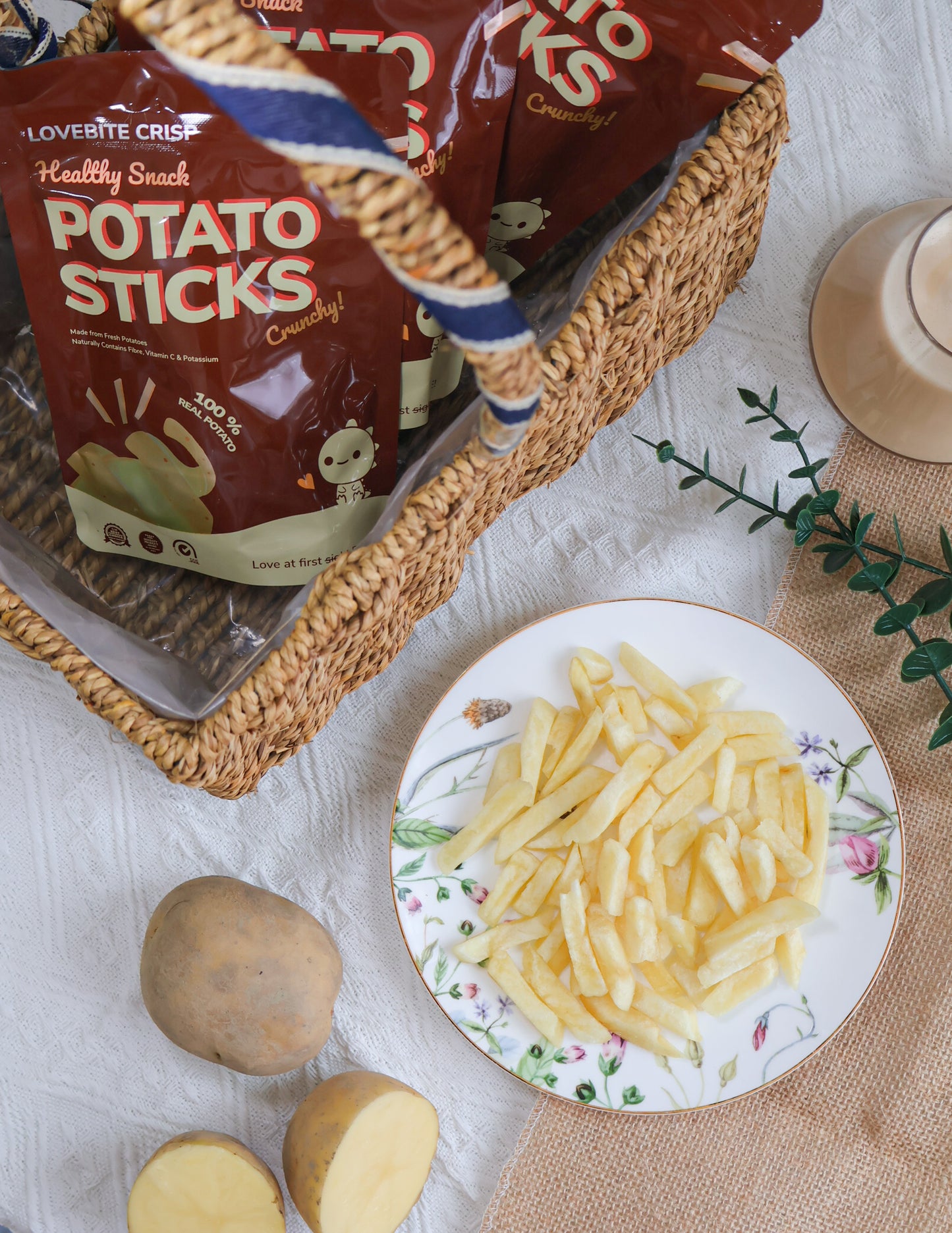 [30G] LOVEBITE CRISP POTATO STICKS [NEW 🍟🥔] FREE When Buy 12 packets and above