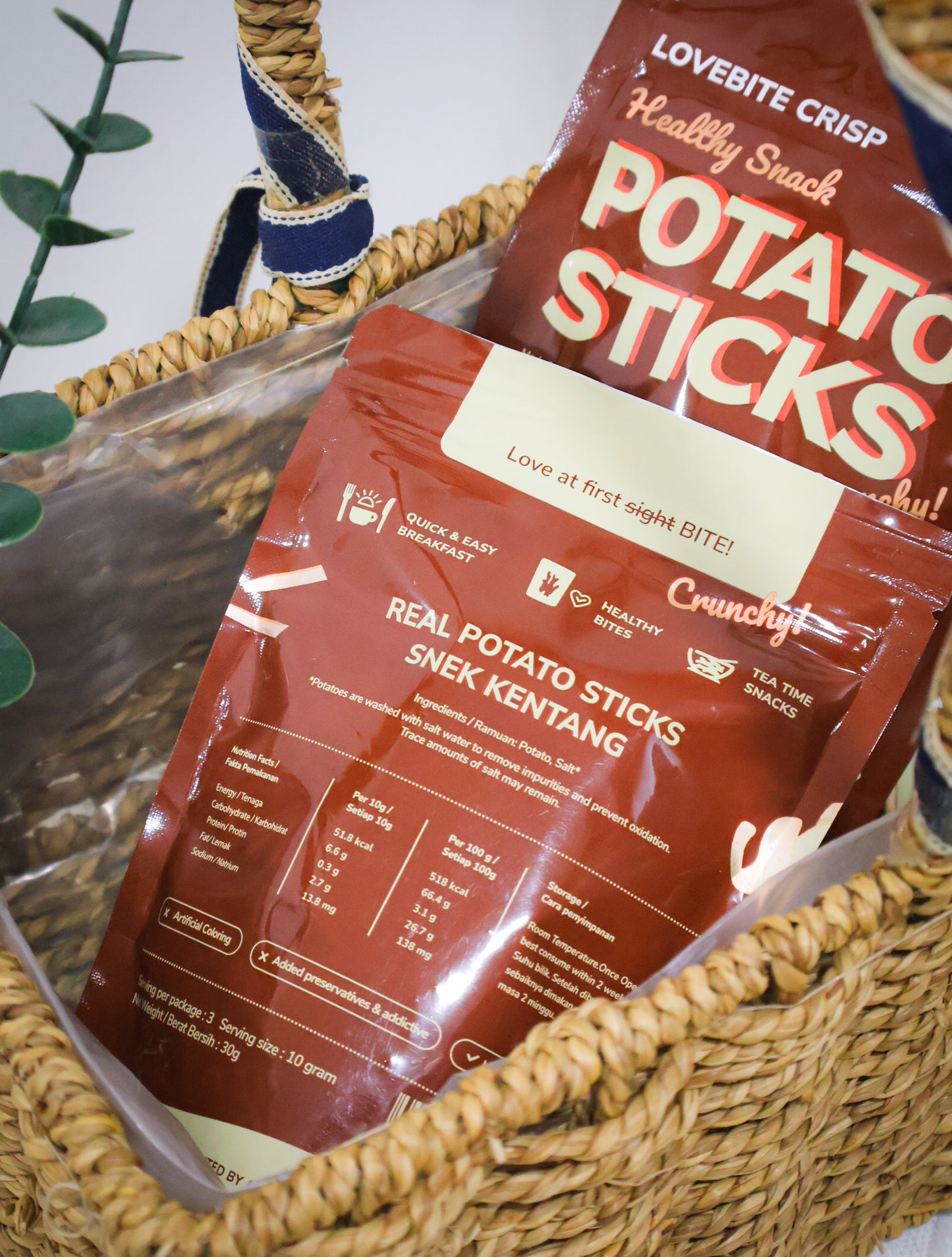 [30G] LOVEBITE CRISP POTATO STICKS [NEW 🍟🥔] FREE When Buy 12 packets and above