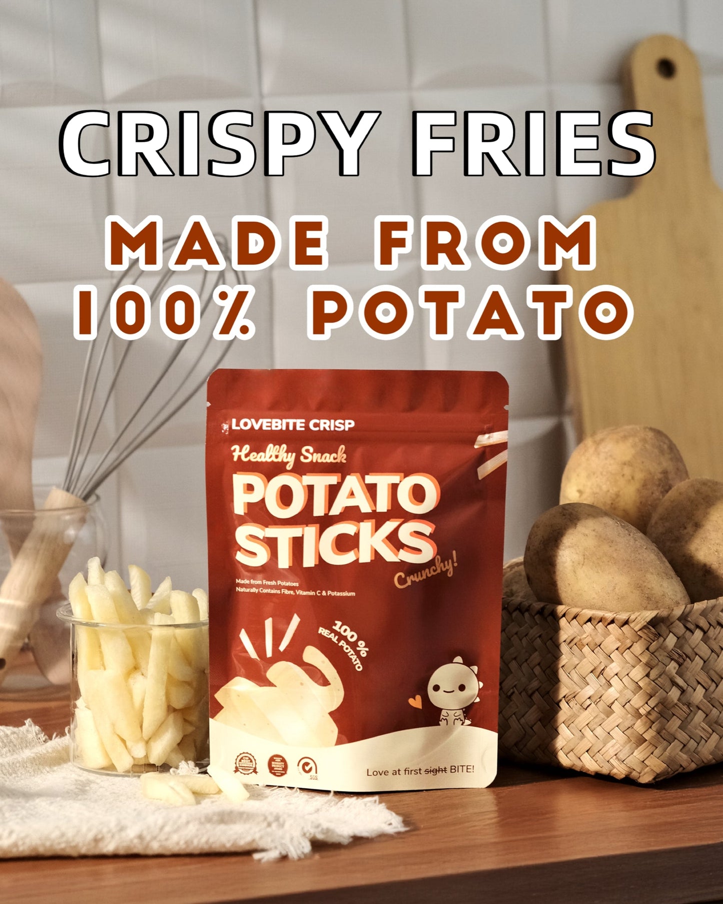 [30G] LOVEBITE CRISP POTATO STICKS [NEW 🍟🥔] FREE When Buy 12 packets and above