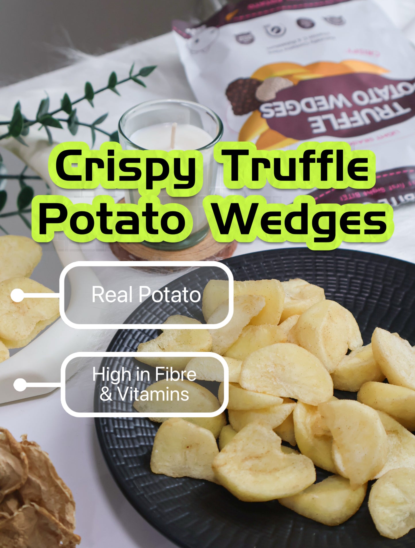 【50G】 Crispy Truffle Potato Wedges｜Vegetable series🫛