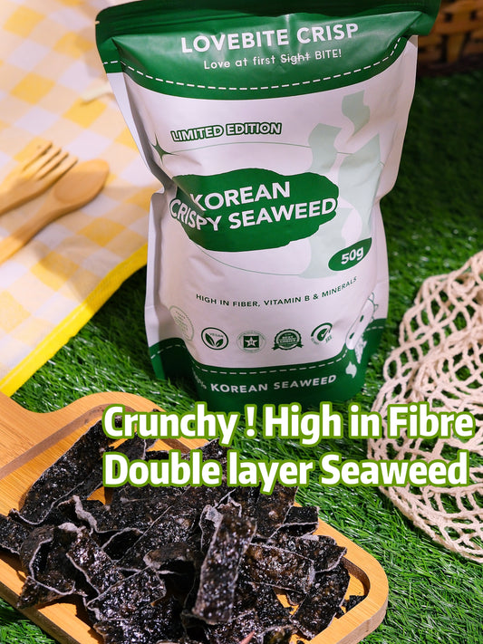 [50G] LOVEBITE Korean Crispy Seaweed ❤️